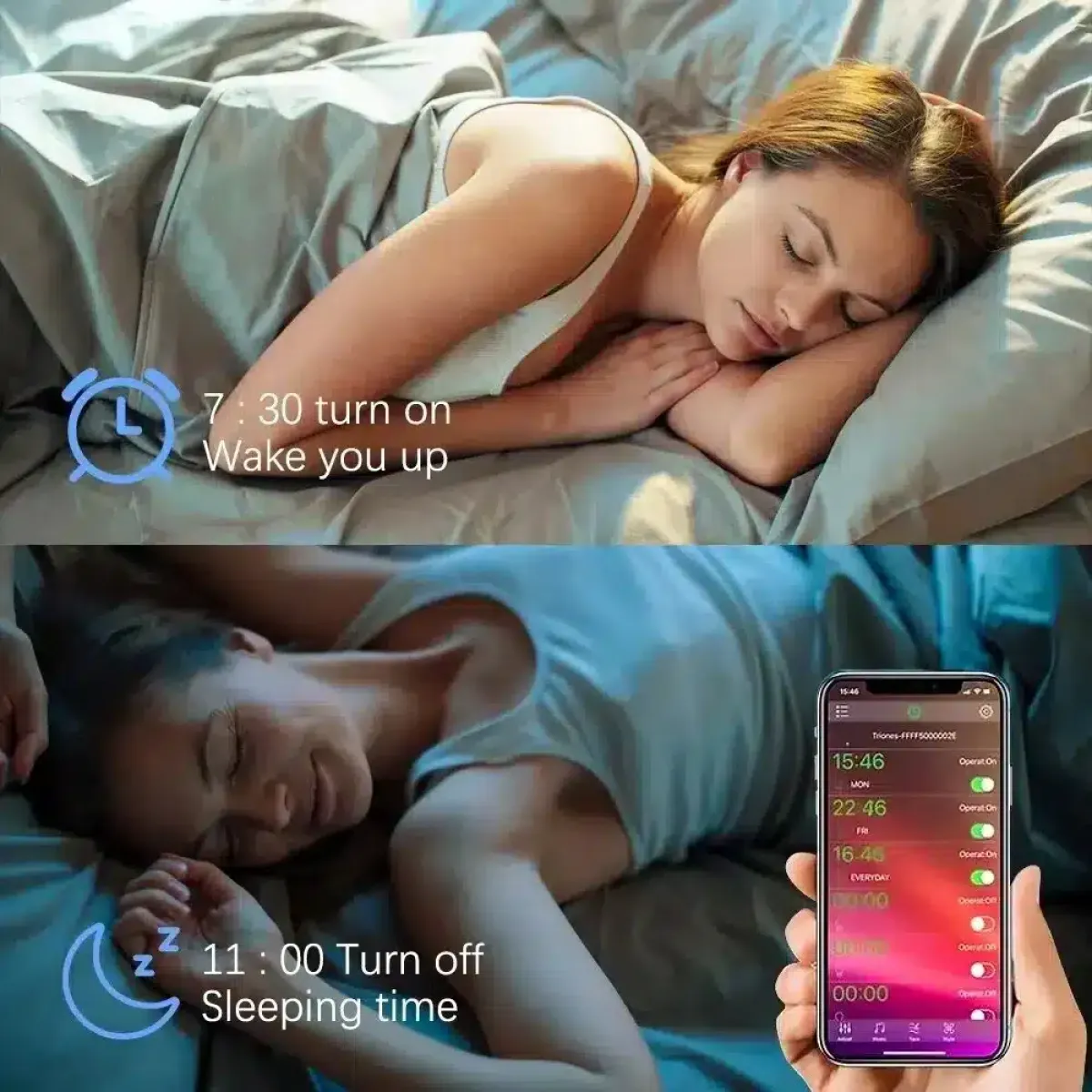 10W Tuya Smart RGB Bulb, Wifi & Bluetooth | App & Voice Control, E27 | Smart Home Automation, Mood Lighting in Kenya