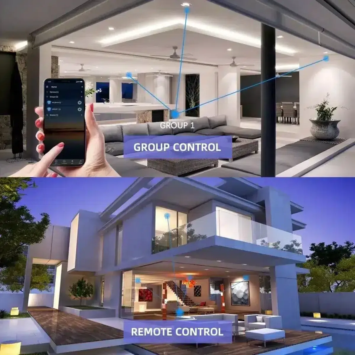 10W Tuya Smart RGB Bulb, Wifi & Bluetooth | App & Voice Control, E27 | Smart Home Automation, Mood Lighting in Kenya