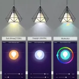 10W Tuya Smart RGB Bulb, Wifi & Bluetooth | App & Voice Control, E27 | Smart Home Automation, Mood Lighting - photo 4