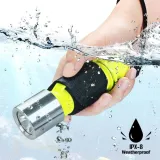 Scuba's Flashlight 1100LM, IPX8 Waterproof 30m Dive Torch | LED Submarine Light for Diving, Fishing, Outdoor Adventures, ABS Plastic - photo 7