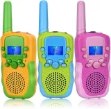(2pcs) T-388 Kids Walkie Talkie | 6 KM Long Range Toy | Built-in LED Torch | Play & Explore Outdoors | ABS | 22 Channels | No License Needed in Kenya