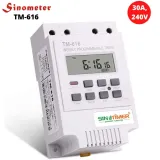 Sinometer TM616 30A Timer Switch - 7-Day Programmable Automation for Lights, Irrigation & More | 220V AC, Plastic in Kenya