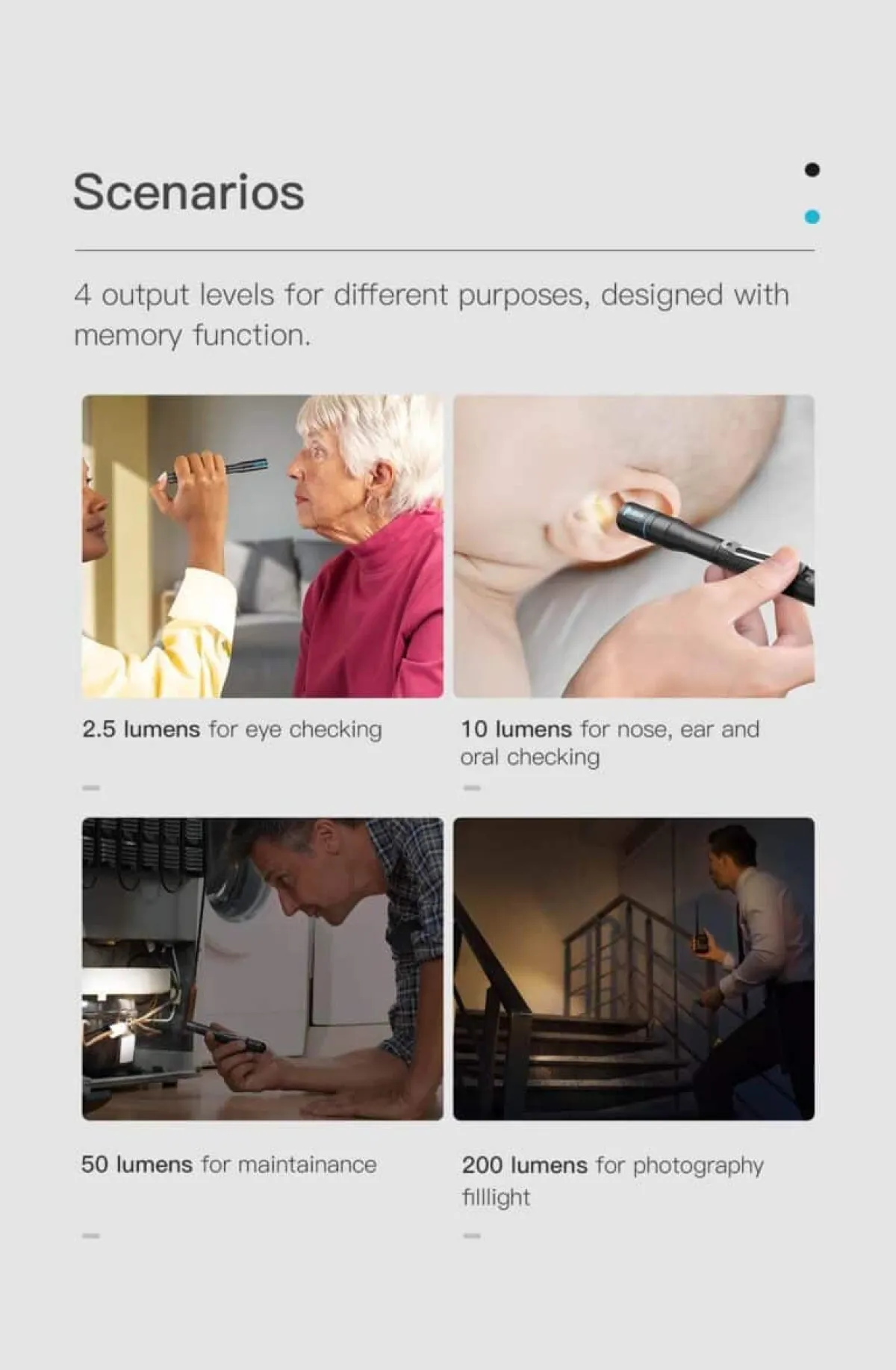WUBEN E19 medical penlight for clinical exams
