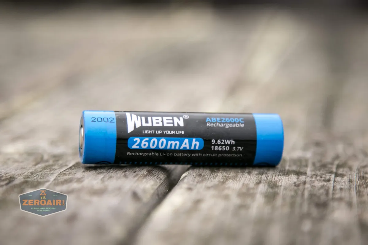 WUBEN 18650 protected battery