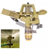 Brass Impact Sprinkler Head | 1/2" Heavy Duty Orbit Sprinkler | 0-360° Adjustable Lawn Watering | Yard, Grass & Garden Irrigation in Kenya