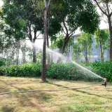 Brass Impact Sprinkler Head | 1/2" Heavy Duty Orbit Sprinkler | 0-360° Adjustable Lawn Watering | Yard, Grass & Garden Irrigation - photo 5