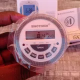 Sinotimer TM619H2 Timer Switch: 30A Weekly Programmable for Street Lights, Irrigation, Automation, 200-250V AC, 3500W, 16 On/Off Programs, Backup Battery, Waterproof Cover - photo 6