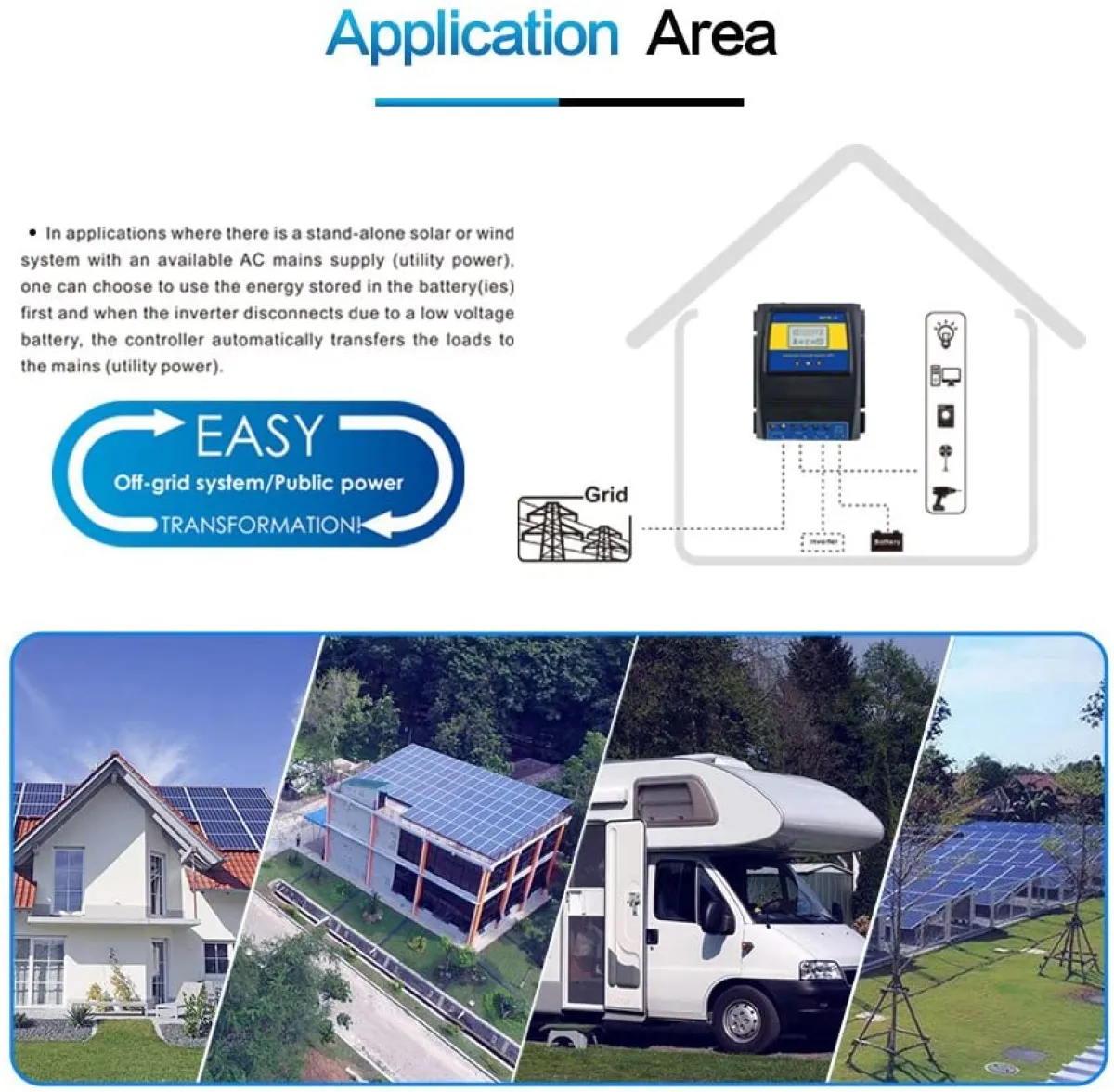 Moes Katko 11KW ATS: Auto Transfer Switch for Solar & KPLC Power (12V/24V/48V DC) - Seamless Dual Power Changeover in