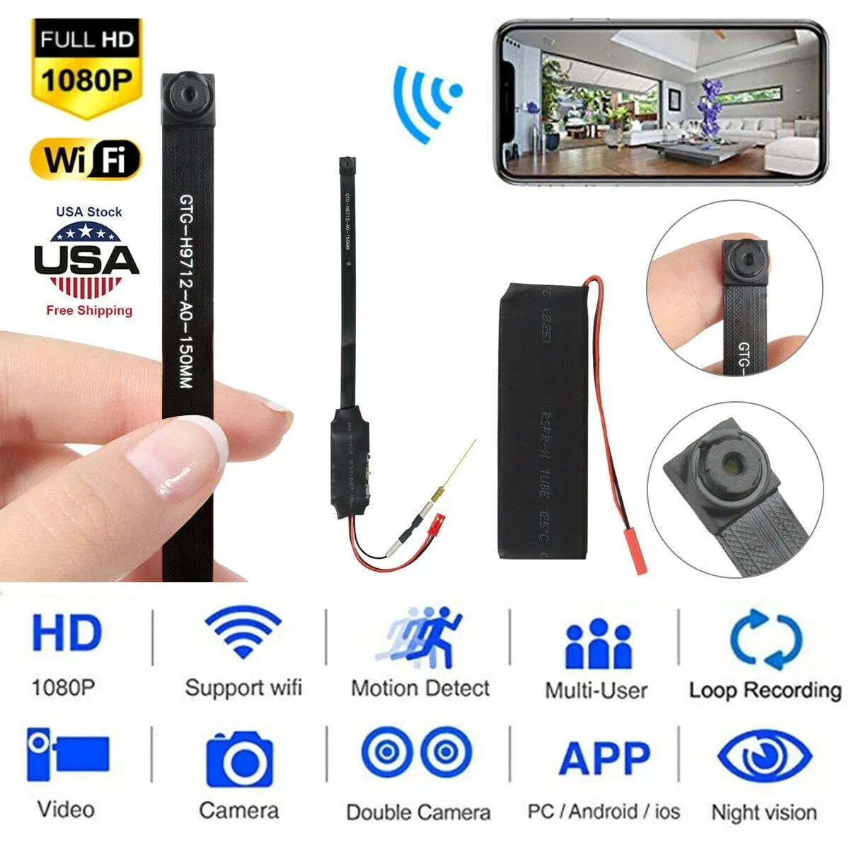 WiFi Camera Side View