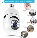 YIOT Wifi PTZ Bulb Camera 5MP: Auto Tracking, Color Night Vision, 2-Way Audio | Home & Baby Monitor - photo 3