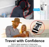 YIOT Wifi PTZ Bulb Camera 5MP: Auto Tracking, Color Night Vision, 2-Way Audio | Home & Baby Monitor - photo 4