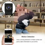 Mini Pinhole Wi-Fi Security Camera 1080p HD with Audio | 128GB Support | 12Hr Battery Backup | Compact Indoor Home Monitor - photo 7