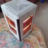 1600W 4-Sided Quartz Heater - Instant Warmth, 4 Modes, 39cm(1.3ft) H, 22cm(0.7ft) W, 85% Metal, for Homes - photo 3