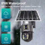 V380 Pro Dual WiFi Solar Camera - 4MP+4MP PTZ, Night Vision, Motion Tracking, V380 Pro App - photo 9