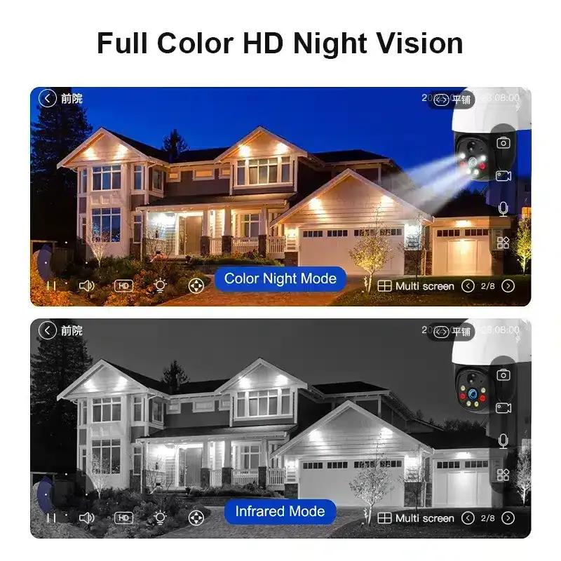 V380 PRO 4G Solar CCTV | 4MP HD PTZ Outdoor Security Camera with SIM Slot, V380 App, 28Hr Backup, Motion Alert in Kenya
