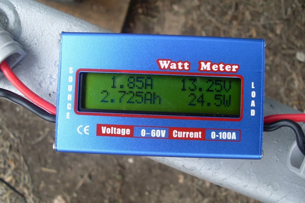 DC 0-60V 100A Battery Analyzer: Volt & Watt Meter for Solar, RC Hobby, RV Systems & More | Precision Aluminum Resistor,