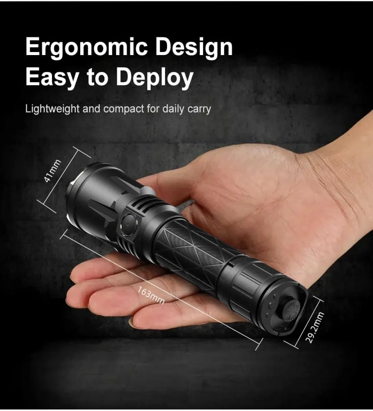 Klarus XT21X PRO tactical flashlight with power bank