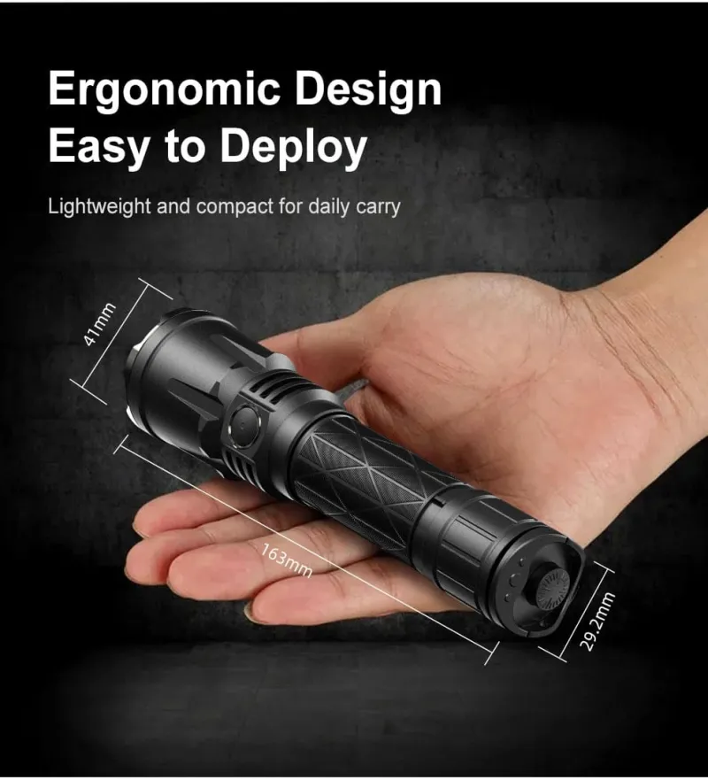 Klarus XT21X PRO | 4400 Lumens, 336m Beam | Tactical, Outdoor, Emergency Power Bank, USB-C, 5yr Warranty in Kenya