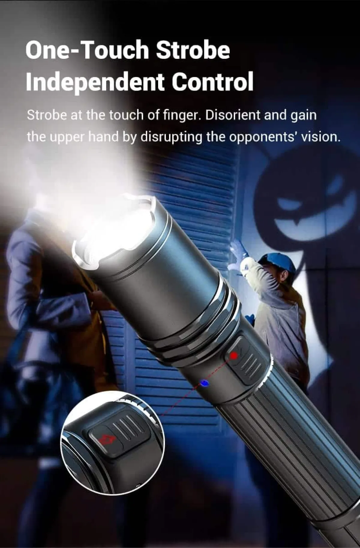 Klarus A1 PRO Torch | 1300 Lumens, 230m Beam | USB-C Rechargeable Tactical Flashlight for Outdoor and Emergency Use in