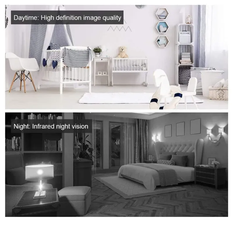 Wifi Nanny Camera With Screen | 1080p HD Two-Way Video & Audio | Baby/Pet Monitor | V380 App | Night Vision in Kenya