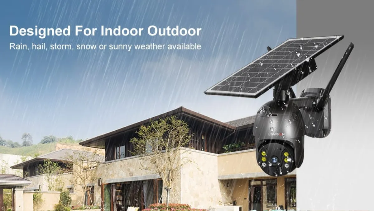 UBOX 4G Solar Camera, PTZ 1080p, PIR and Radar Dual Detection