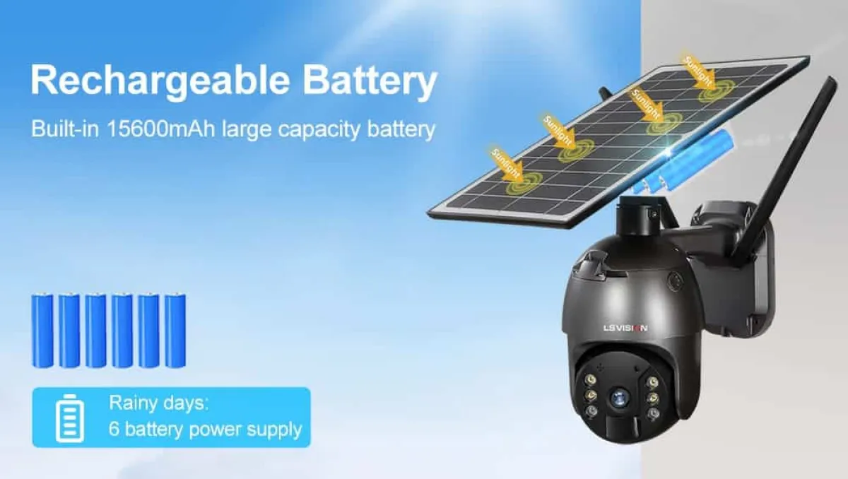 UBOX 4G Solar Camera, PTZ 1080p, PIR and Radar Dual Detection