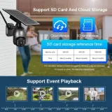 UBOX 4G Solar Camera | PTZ 1080p SIM | Outdoor Farm & Garden Security | Dual Alarm, 2-Way Audio, IP65 - photo 5