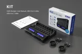 XTAR VC8S 8-Slot Charger | 3A USB C Fast Charge, LCD Display |18650, 21700 AA, AAA Ni-MH Li-ion Battery Charger for Flashlights, Drones, Vapes - photo 2