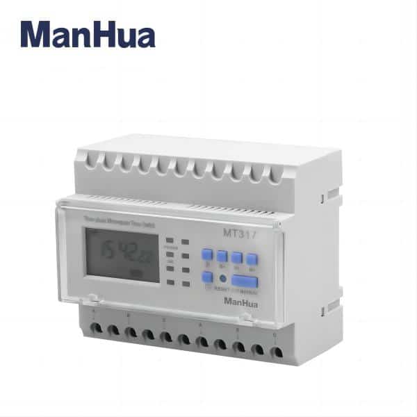 ManHua MT317 3-Phase Timer | 16A 380VAC DIN Rail | Automate School Bells, Lights, Factory | Weekly Programming in Kenya