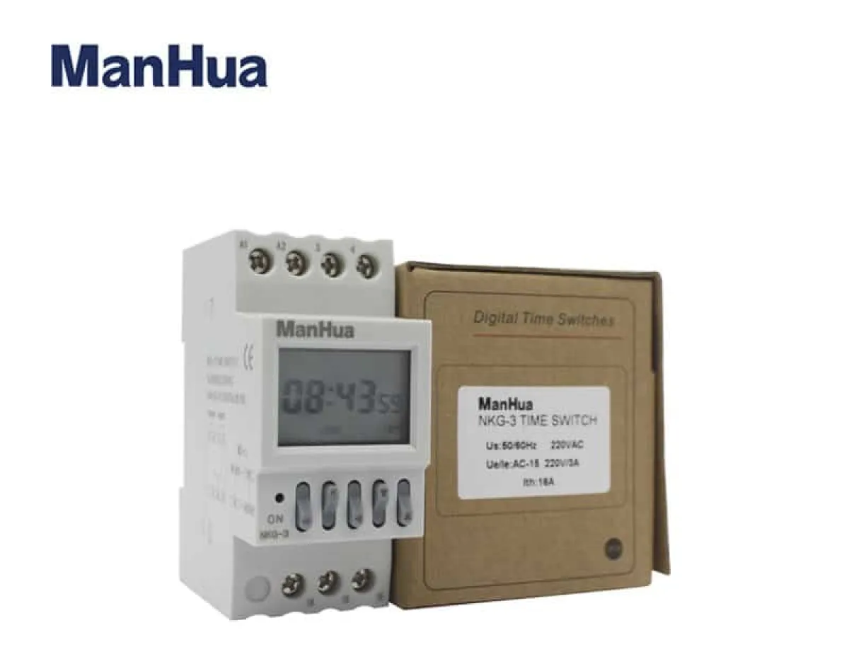 ManHua NKG-3 Random Timer Switch, AC 220V 16A DIN Rail