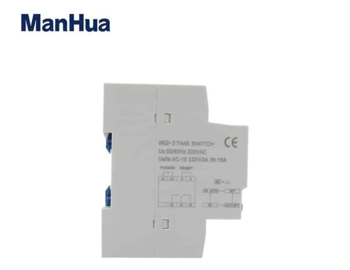 ManHua NKG-3 Random Timer Switch | AC 220V 16A DIN Rail | Security Lighting Automation & Variable Scheduling -