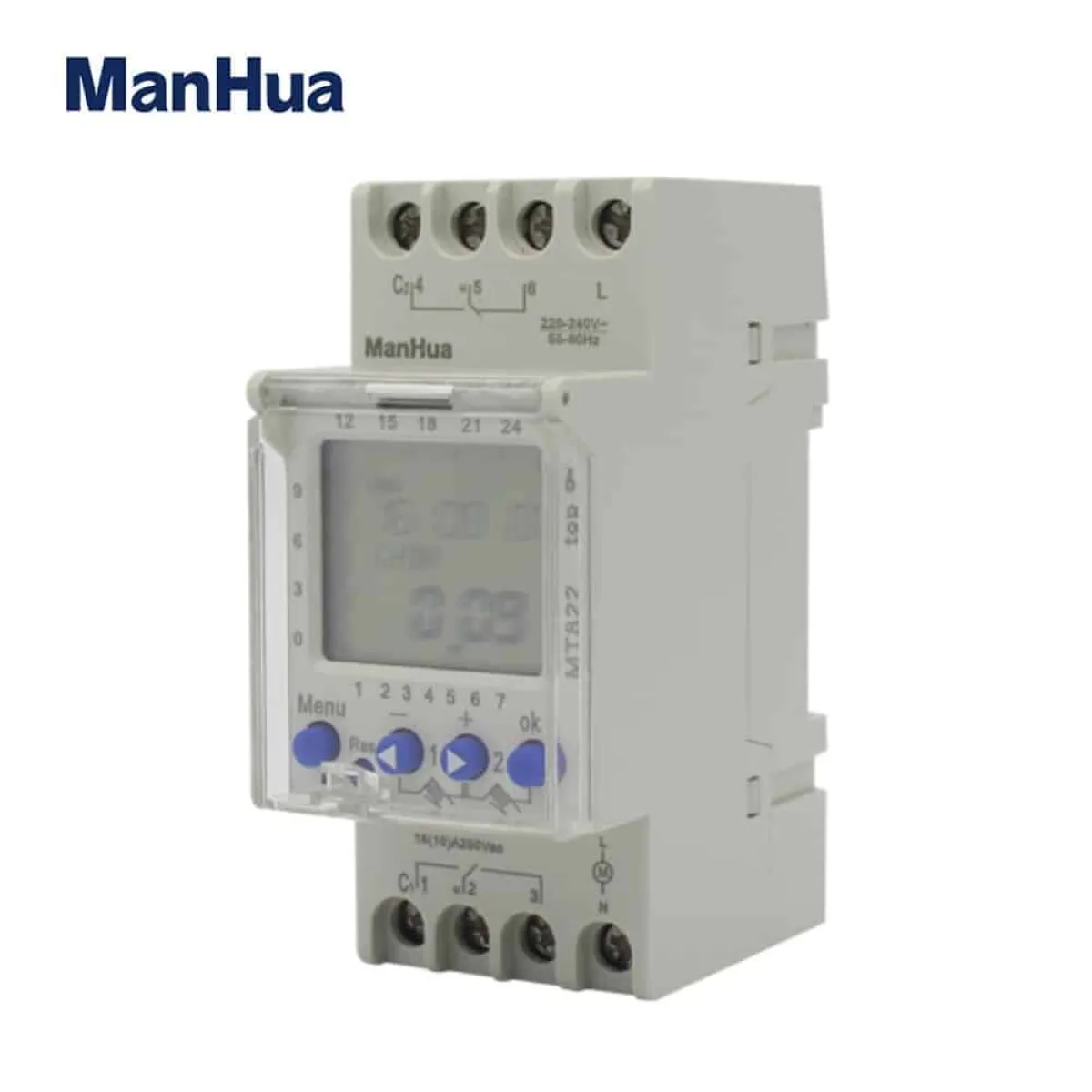 ManHua MT822 Astronomical Timer Switch, 2 Relay, 240V 16A