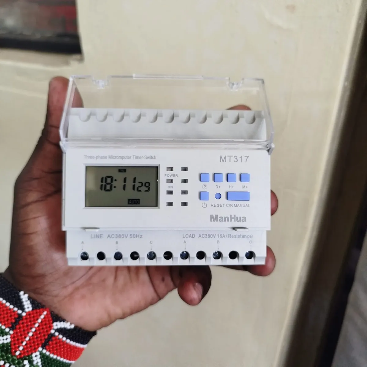 ManHua MT317 3-Phase Timer Switch, 16A 380VAC in Kenya