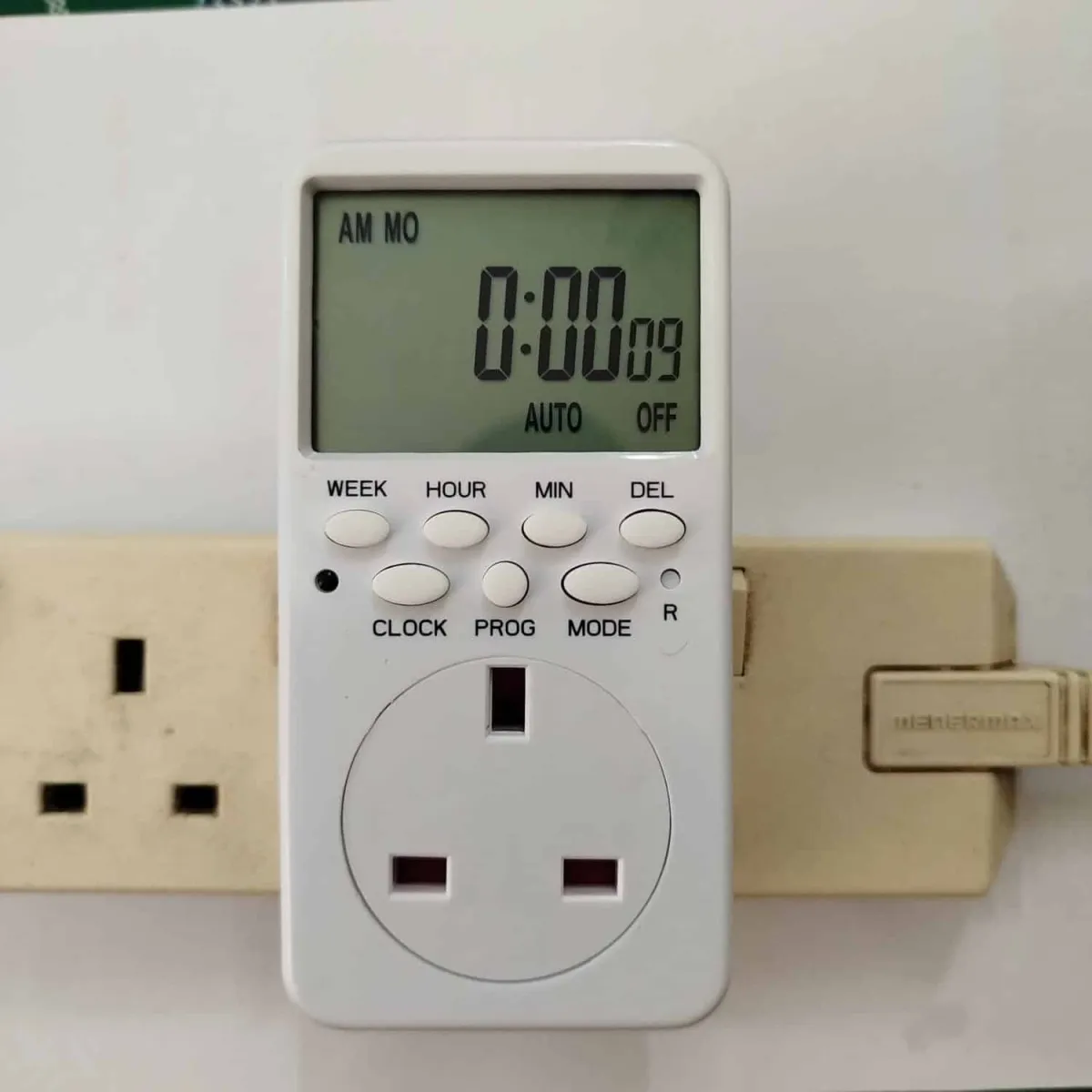Manhua MET-UK 16A Timer Plug, Plug and Play, No Wiring Needed