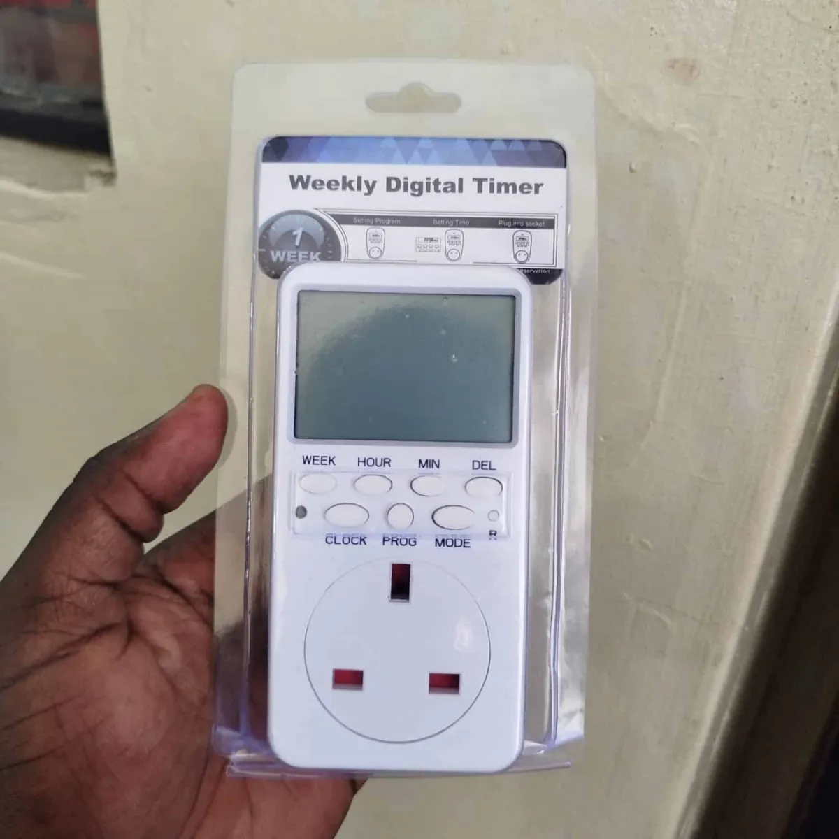 Manhua MET-UK, 16A Timer Plug: Program Lights, Fridge, Bells – 16A Plug-and-Play Automation in Kenya