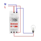 ManHua MT15 Digital Timer Switch - 16A Dual Control Relay for Lights, Bells, Fridges, Security Systems - Weekly/Daily Automation - photo 7