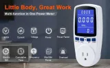 MANHUA TG44ME Energy Meter Plug Socket: 16A, Monitor Energy Usage, Cost Tracker, LCD Display, Kill A Watt Alternative, Power Analyzer - photo 6