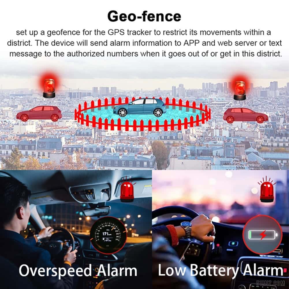 Portable 2G Magnetic GPS Car Tracker | 5000mAh Rechargeable Battery, No Fee, Type-C | Car, Safe, Luggage Tracking in