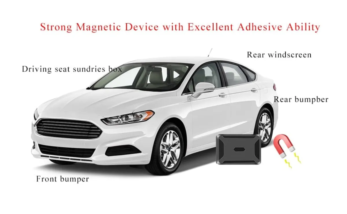Portable 2G Magnetic GPS Car Tracker, 5000mAh Battery