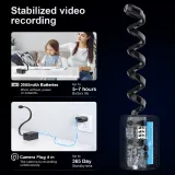 4G Mini Camera: 8-Hr Battery, StarEye App | Covert Surveillance, Nanny Cam, SIM Card Powered - photo 6