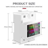 Atorch AT4PW WiFi Smart Energy Meter - 100A | Real-Time Monitor | Smart Life App | 26500W, DIN Rail Mount | Home Automation - photo 2