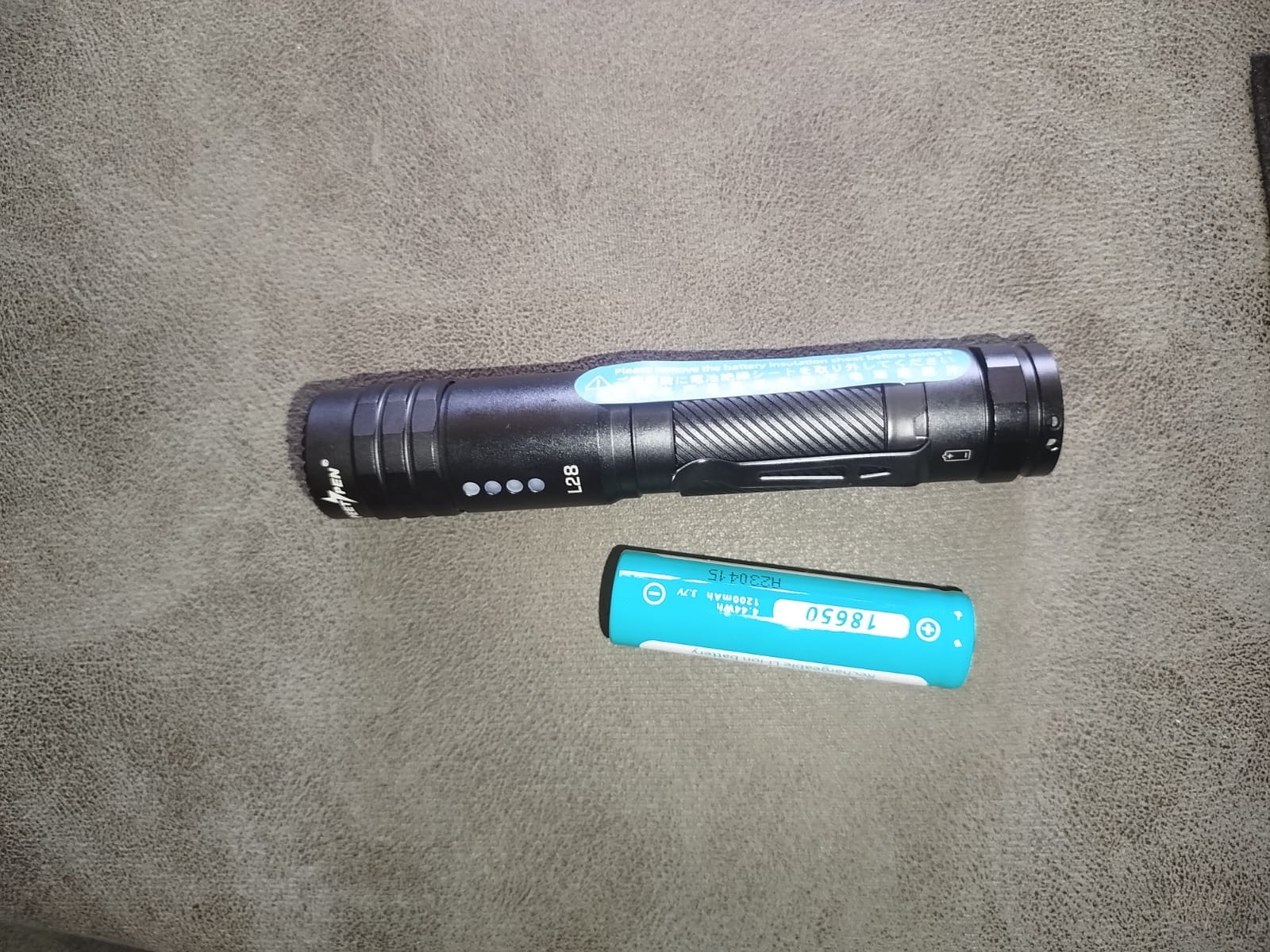 Peetpen L28 Flashlight: 1500lm, 200m Beam, Waterproof, Rechargeable EDC Torch for Camping & Emergencies in Kenya