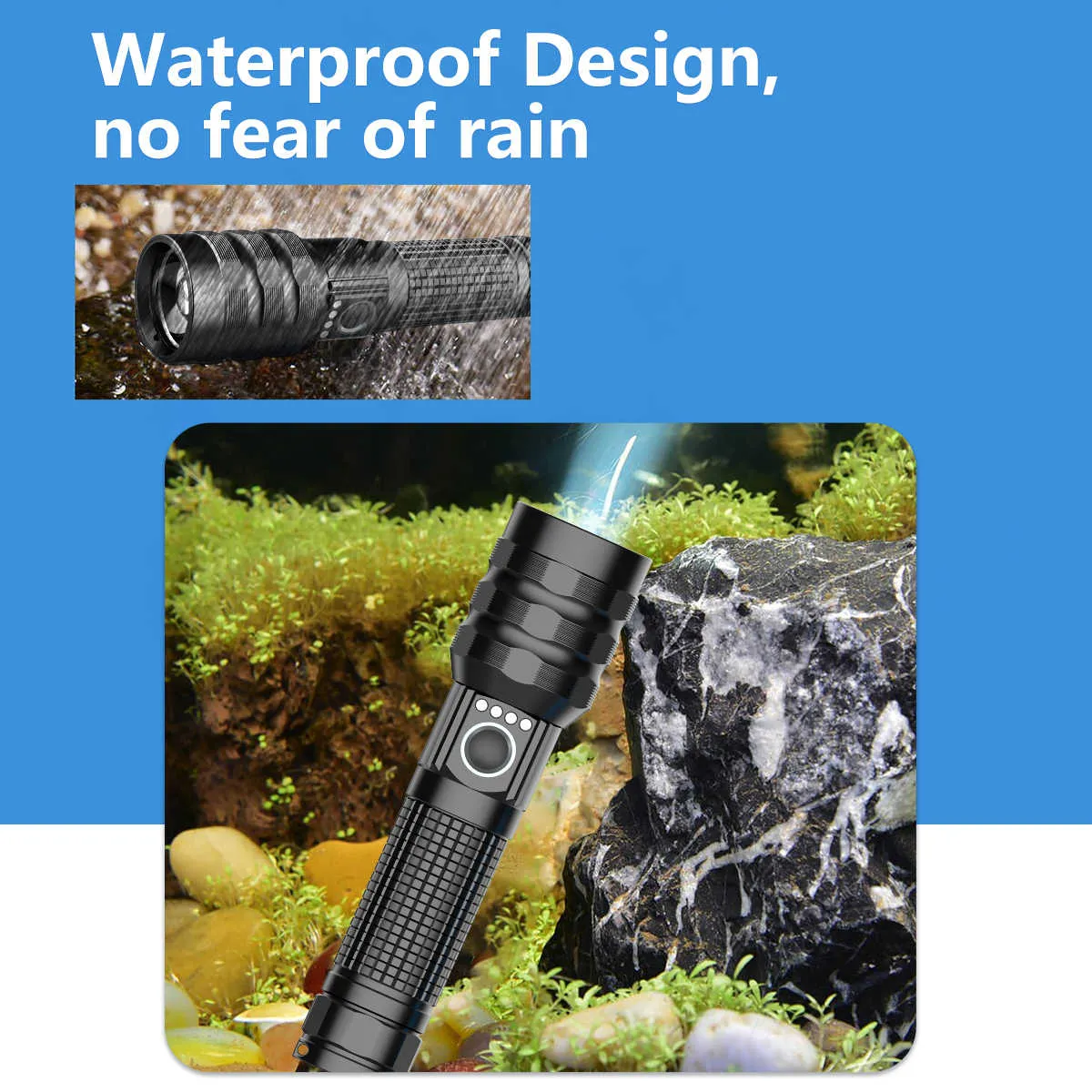 OSRAM 1KM flashlight, zoom head