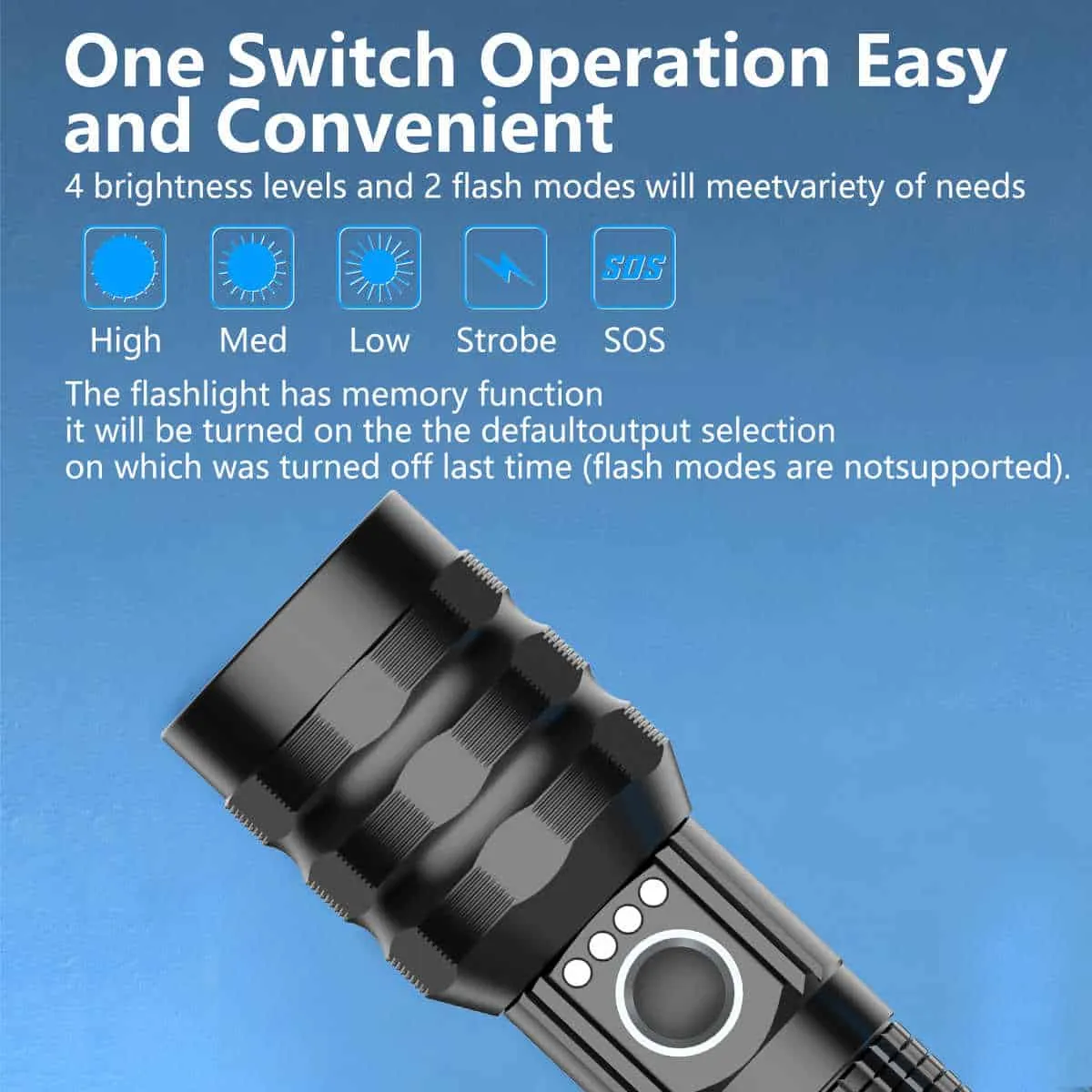 OSRAM 1KM zoomable flashlight
