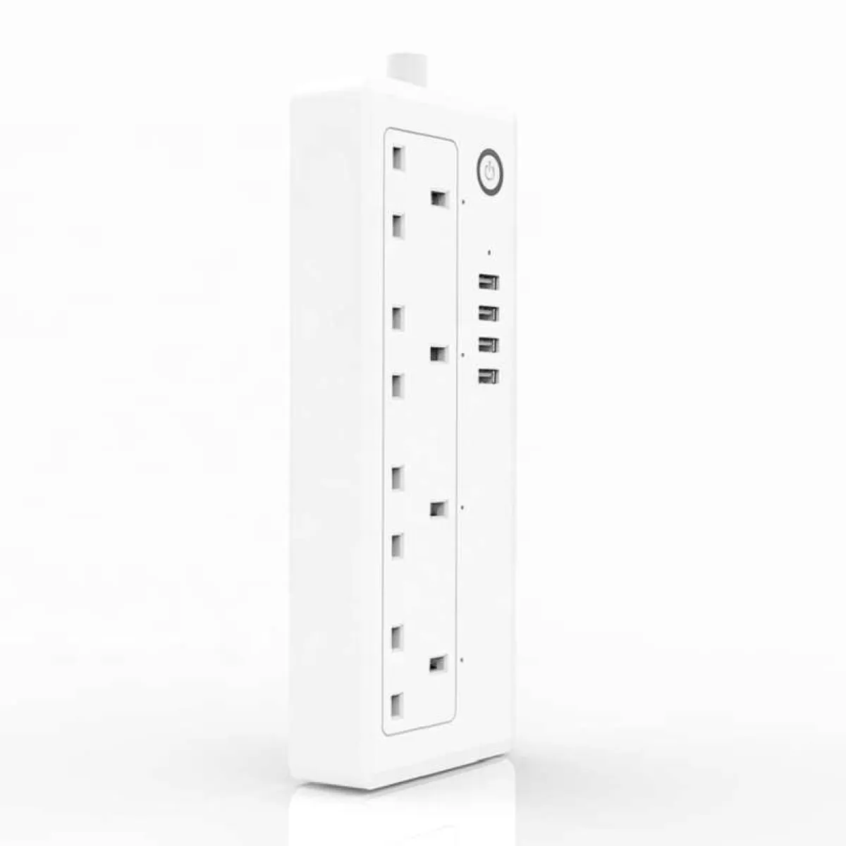 Tuya Smart Power Extension Powerstrip: 4 AC+4 USB Ports | Wi-Fi App/Voice Control, Schedules, Energy Monitor - Automate