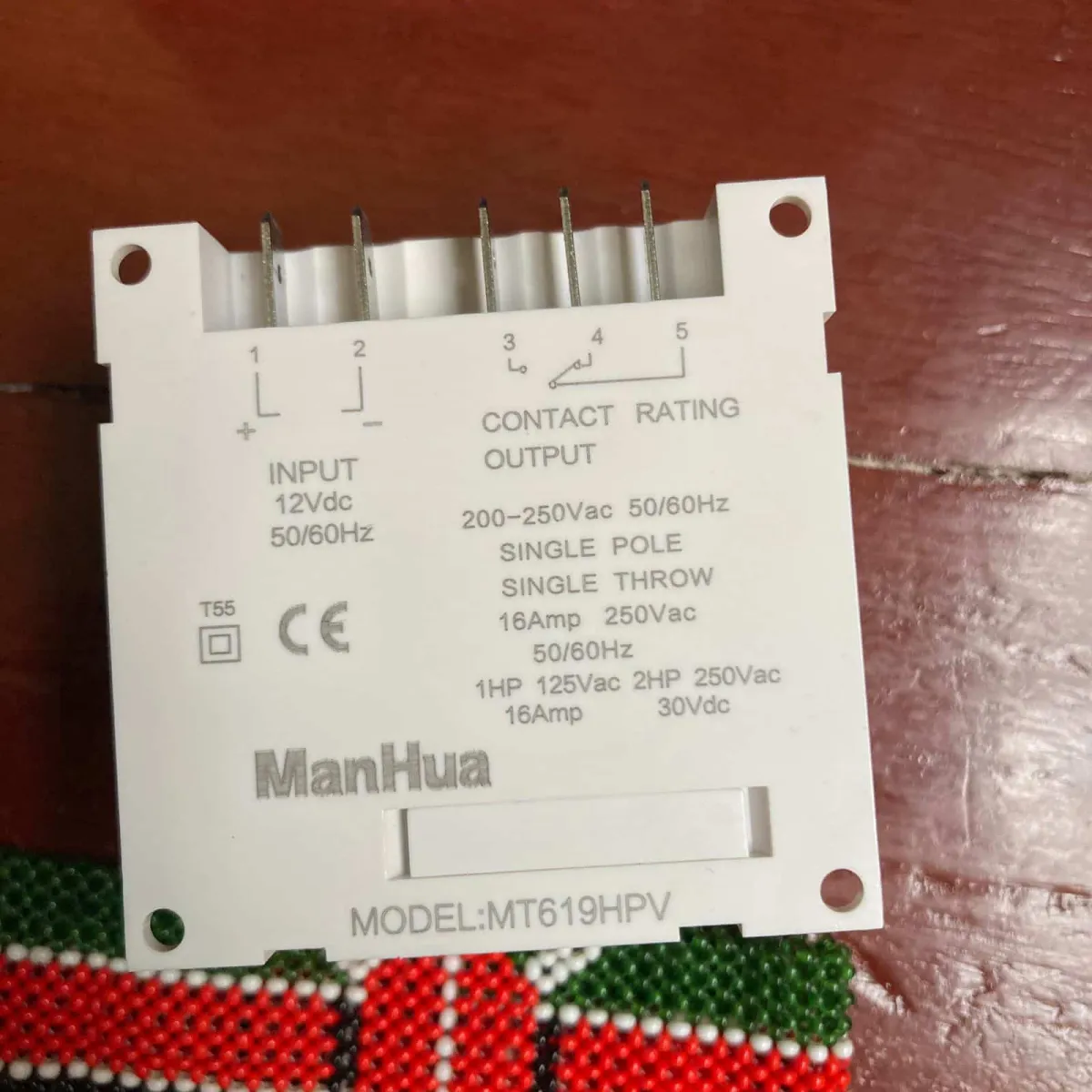 Manhua MT619HPV 12V DC Timer, LCD Programmable, for Solar and Off-Grid