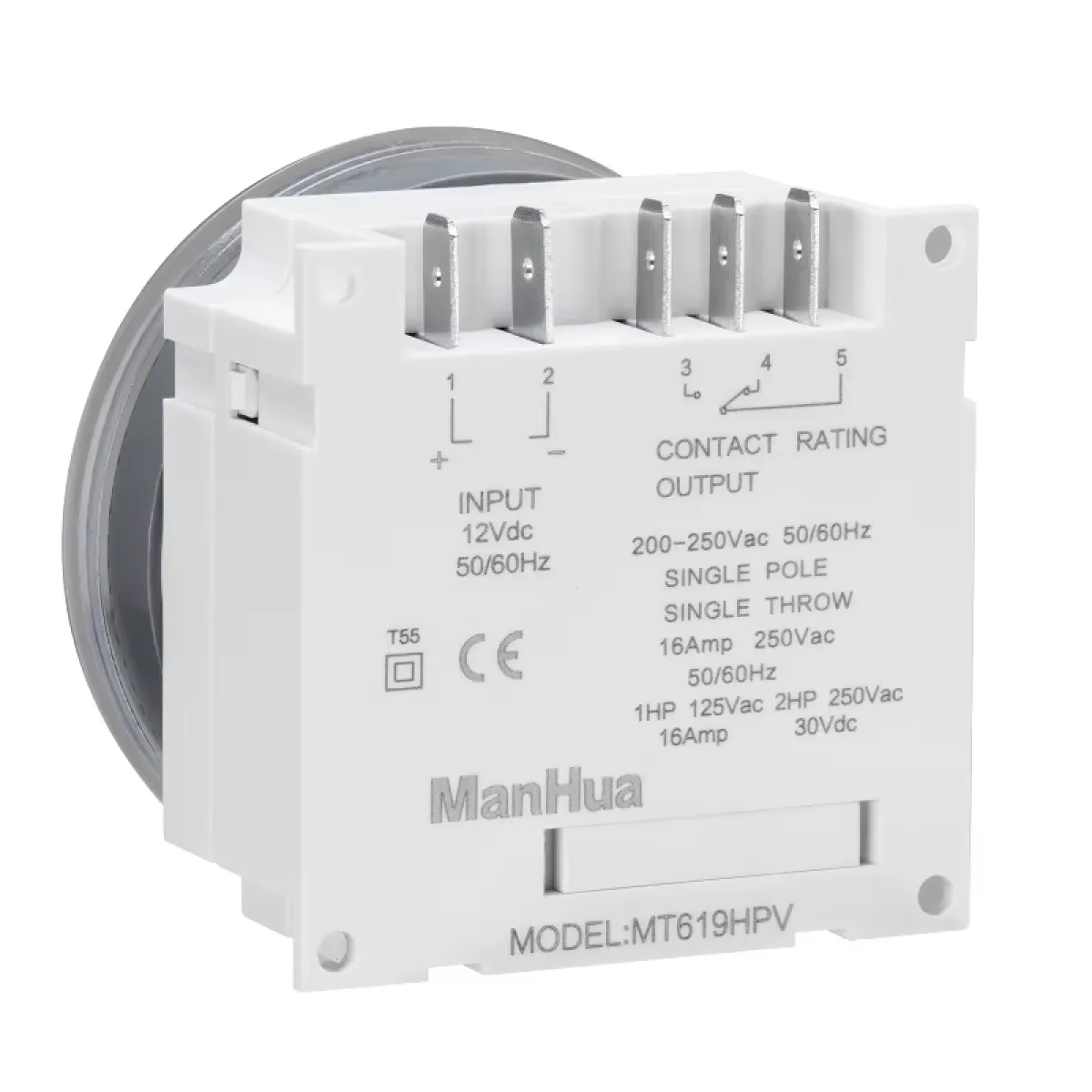 Manhua MT619HPV 12V DC Timer, LCD Programmable, for Solar and Off-Grid