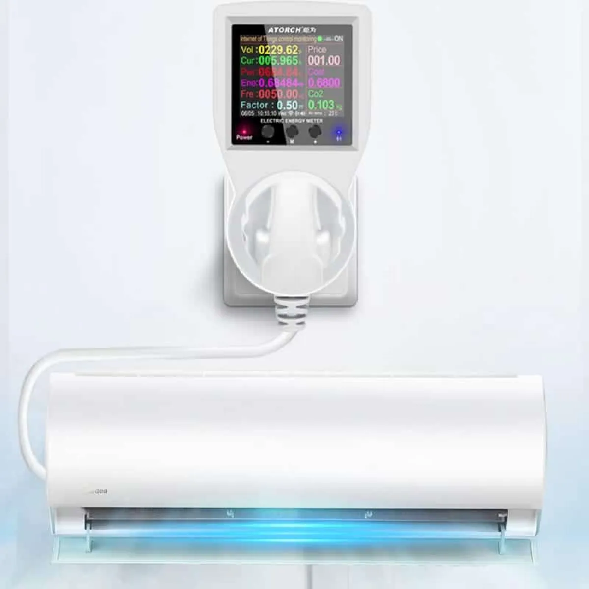Atorch S1 Smart Plug: 16A WiFi Energy Meter Socket | Monitor & Save Power | Tuya App Control | Surge Protection, | Kill