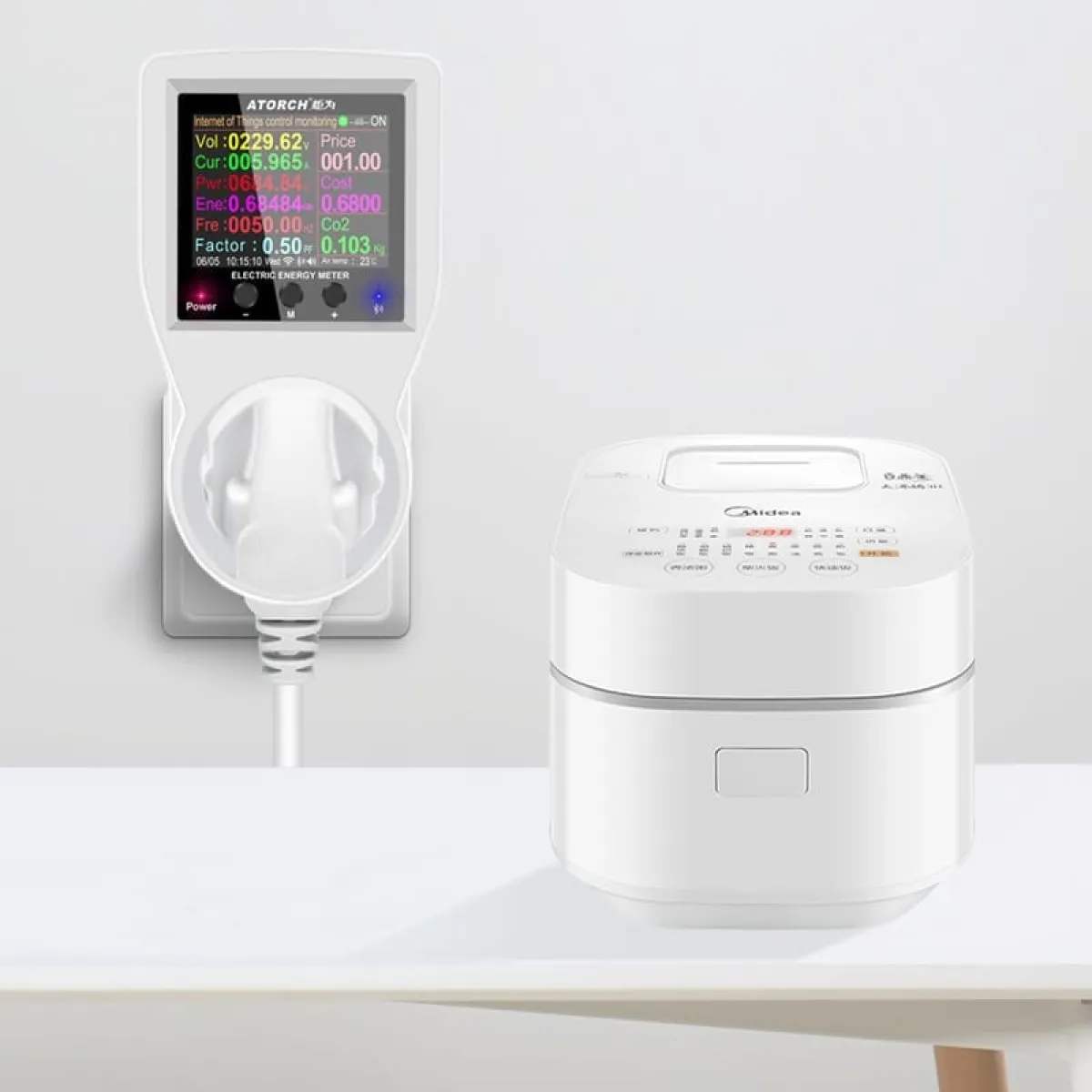 Atorch S1 Smart Plug: 16A WiFi Energy Meter Socket | Monitor & Save Power | Tuya App Control | Surge Protection, | Kill