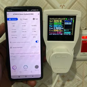 Atorch S1 Smart Plug: 16A WiFi Energy Meter Socket | Monitor & Save Power | Tuya App Control | Surge Protection, | Kill A Watt Replacement